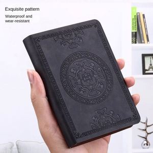 A6 Portable Retro Notebook Small Size Soft Leather Pocket Student Handbook Customizable Logo Exquisite <b>Journal</b> for Business - Product Image 4