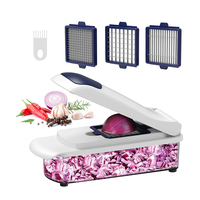 Haute qualité manuel hachoir alimentaire lame en plastique légumes et fruits trancheuse pour oignons ménage Mandoline broyeur Cutter