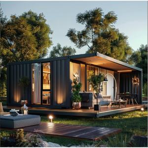 <span class=keywords><strong>Casa</strong></span> Container Prefabbricata di Lusso 40ft/20ft con 3 Camere da Letto, Movibile, Pieghevole ed Espandibile per Agriturismo, Realizzata in Pannelli Sandwich d'Acciaio - Product Image 3