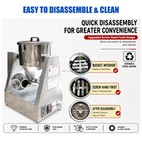 Mélangeur à double cône pour poudre sèche, détergent, assaisonnement chimique, en acier inoxydable 40L