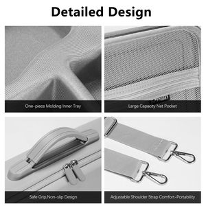 Bolsa de Transporte Protectora Amazear para Dron Mini5 Pro, con Separador Especial, Cuero PU, Estuche Compacto y Resistente - Product Image 3