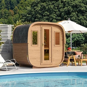 Sauna exterior para 8 personas, seca y húmeda, con accesorios. - Product Image 5