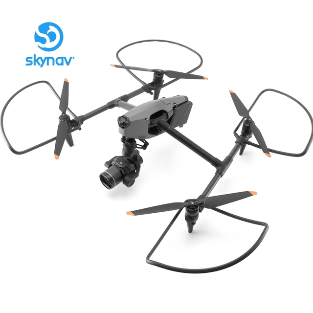 Original Propeller Guard for Inspire 3 Drone Carbon Fiber Light Frame Protection Safety Accessory Kit Quick Install