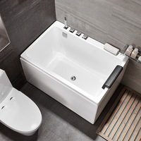 Baignoire Spa Moderne Autoportante Double avec Fonction Massage, Drain et Composites en Fibre de Verre pour Villa