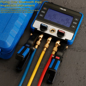 HVAC Digital <span class=keywords><strong>Manifold</strong></span> <span class=keywords><strong>Gauges</strong></span> VRM-2S - Digital Vacuum Gauge Equipado com Braçadeira De Temperatura Sem Fio - Product Image 4