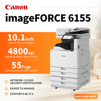 Imprimante laser multifonction noir et blanc ImageFORCE 6155 A3, 55 ppm, haute vitesse, copieur/scanner tout-en-un, écran tactile couleur 10,1 pouces