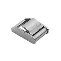 Nouvelle sangle de fixation réglable électropolie 1 pouce (25 mm) en acier inoxydable 304, boucle à came marine, accessoires de quincaillerie pour yacht et bateau