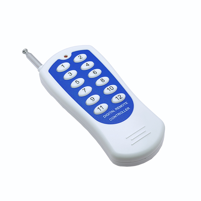 New 433 Mhz Remote Controllearning Code Ev1527 Rf Transmitter 12 Button Long Range 1000Meter Ceiling Fan Remote Control