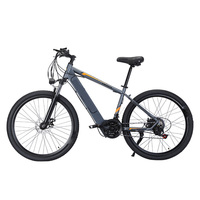 Nouveau modèle adulte 36v 7 vitesses vélos électriques hommes frein à disque 26 pouces vélos électriques pour femmes avec instrument LEC