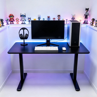 Nouveau design 2026 : Cadre de bureau électrique réglable en hauteur, ergonomique, robuste (100 kg), pour mobilier de bureau professionnel et bureaux de gaming.