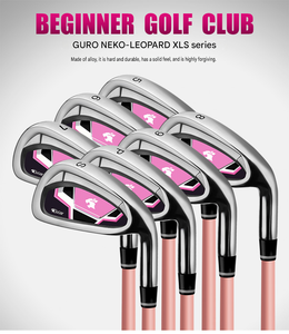 Ensemble de clubs de golf élégant pour débutants avec sac de golf, adapté aux droitiers et gauchers, ensemble de 12 clubs de golf en fibre de carbone/acier - Product Image 4