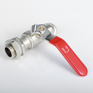 Robinet d'angle Kangweishen 12 mm en laiton avec levier pour réservoir de cire, eau chaude et froide PN16 - Product Image 3