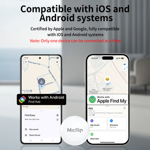 Mini <span class=keywords><strong>traceur</strong></span> GPS intelligent sans fil ABS à double système de localisation pour portefeuille/bagages/animaux de compagnie compatible iOS/<span class=keywords><strong>Android</strong></span> - Product Image 4