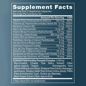 Factory Women Hormonal Balance & Ovulation Supplement Kapseln mit Myo-Inositol Folat Vegan Kapseln - Product Image 3