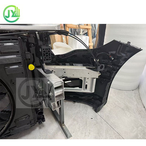 <span class=keywords><strong>Mercedes</strong></span>-Benz Classe E W214 <span class=keywords><strong>AMG</strong></span> Ensemble frontal Nouvelle calandre de pare-chocs arrière Faisceau de pare-chocs Éclairage de voiture Capot Garde-boue Noir de carbone - Product Image 6