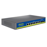 NOUVEAU Commutateur PoE d'entreprise géré L2 OEM ODM 8 ports 1000 Mbps 48 V avec 2 ports SFP, gestion VLAN QoS pour IPC