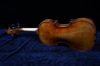 Handmade 4/4 Full Size Violin with Solid Spruce Top, Professional Strings & Bridge, Hand Carved Sound Holes