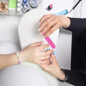 OEMプロ仕様ポータブル新デザインネイルプレップキット付け爪3ピースミニセットネイルファイルアルコールチップオレンジスティック小型 - Product Image 5