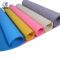 Rouleau de feutre en tissu polyester non tissé, doux, durable, couleurs assorties, pour projets d'artisanat DIY, couture, patchwork