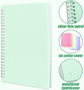 สมุดโน๊ต A5มาการองสมุดโน๊ตปกแข็งสมุดบันทึกโรงเรียนสำนักงานลายจุดจุดจุดแผ่นรอง PP ปลอกอานเย็บมาพร้อมกับปากกา - Product Image 2