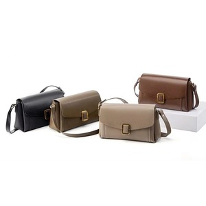 Sac à main pour femme en cuir véritable haut de gamme Smartjoy, sac messager rétro tendance, logo personnalisable, sac à bandoulière - Product Image 4
