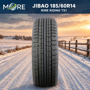 ยาง JIBAO 185/60R14 TS1 สำหรับพื้นน้ำแข็งแบบไม่มีปุ่มยาง - ดีไซน์ลายซิกแซกเพื่อการขับขี่ในฤดูหนาวที่มั่นใจ - Product Image 1