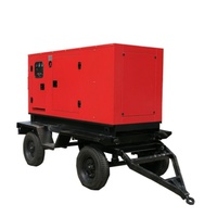 Générateur diesel mobile sur remorque 360 kW/400 kW 450 kVA 50 Hz avec ATS, moteur SDEC 6ETAA12.8-G31, démarrage automatique, pour usage extérieur