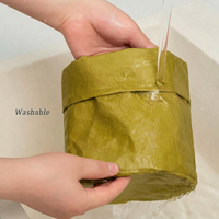 ZHICAI Housse de pot de plante en kraft biodégradable double face en résine épaissie, lavable et réutilisable, pour plantes d'intérieur