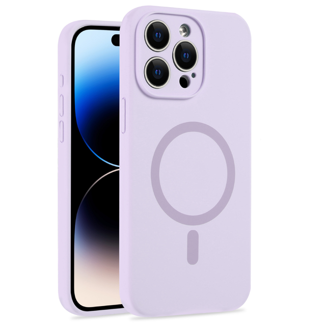 Silicone Magnetic Shockproof Case for 16 Pro Max Wireless Charging Street Fashion Design-Wholesale Mobile Phone Cases