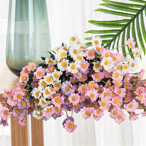 ดอกไม้ประดิษฐ์ดอกเดซี่ปลอม,ดอกไม้ผ้าไหมเดี่ยวพุ่มไม้พลาสติกสำหรับในบ้านภายนอกครัว Decore - Product Image 3