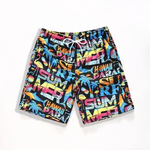 Polyester Breath able Custom Men Bade bekleidung Beach wear Bestseller Summer Board Shorts Casual Gym Training Shorts