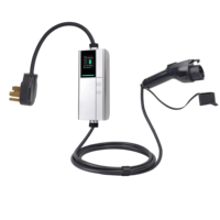Nouvelle borne de recharge pour véhicules électriques portable EVSE, 11 kW, triphasée, IP67, pour extérieur, interface AC rapide GB