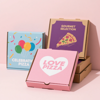Alle Größen 9 10 11 12 14 16 18 Zoll Pizzas ch achtel Schwarzer Karton Custom Design Pizzas ch achtel Hersteller Custom Pizzas ch achteln