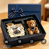 Set Hadiah Wisuda Grosir Langsung dari Pabrik, Boneka Beruang & Bingkai Foto, Suvenir Kustom dalam Jumlah Besar untuk Upacara