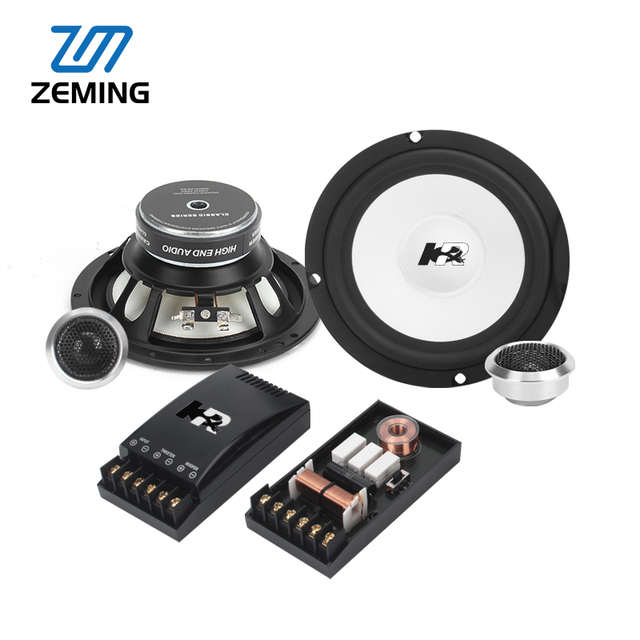 Zeming Audio YS-65203 High End 2 Way Car Speakers 6. 5 Inches Car Component Speaker Sound System 6.5 Inch Speaker