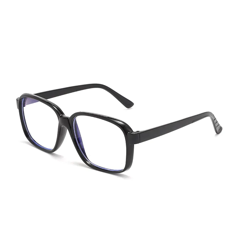 نظارات Glazzy 2022 المضادة للون الأزرق والمانعة للضوء للجنسين نظارات مضادة للون الأزرق والمانعة للضوء باللون الأسود المربع والأزرق 2010