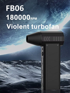 Ventilateur turbo rechargeable par USB, facile à transporter, souffleur puissant à trois vitesses réglables pour le nettoyage extérieur des voitures - Product Image 5