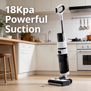Ensemble aspirateur et serpillière avec aspiration de 18000 Pa et fonction de lavage et de séchage automatiques de la serpillière - Product Image 1