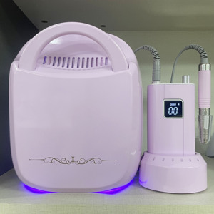 Strong Brushless Rechargeable <strong>Pink</strong> Blue Nail <strong>Drill</strong> 35000rpm Cordless Electric Nail Salon <strong>Drill</strong> Machine Factory Wholesale - Product Image 4
