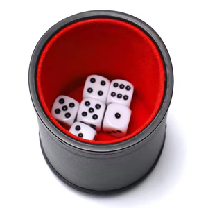 Chất lượng cao tùy chỉnh da xúc xắc Shaker <span class=keywords><strong>cup</strong></span> bán buôn-cao cấp Xúc xắc ly - Product Image 2