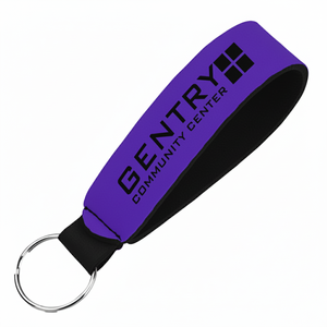 Llavero de muñeca de neopreno Llavero de cristal duradero con diseño elegante - Product Image 1