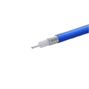 Factory Direct Sales of Low Impedance and High Performance RG405 Coaxial Cable Copper Wire Tv Silver Plated PTFE Blue Rg11 20m