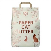 Litière pour chat en papier pour peaux sensibles, hypoallergénique, non parfumée, à base de plantes