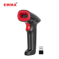 Pemindai Kode QR Nirkabel 2D EWMA DS200RB Terlaris dengan Printer untuk POS Ukuran A4 Antarmuka USB Tersedia