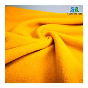High Quality Polyester Warp Knitted Elastic Double Side Brushed Shake Polar Fleece Austrian Fleece For Home Textile Clothes