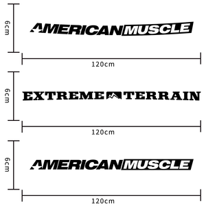 Cực đoan địa hình phong cách không thấm nước đua xe Vinyl đề can Phim Cơ thể xe tải Bumper phía sau cửa sổ đồ họa điều chỉnh phụ kiện - Product Image 2