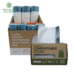 BPI chứng nhận compostable Thùng rác Túi compostable Thùng rác lót cao phân hủy sinh học rác thải bin lót - Product Image 1