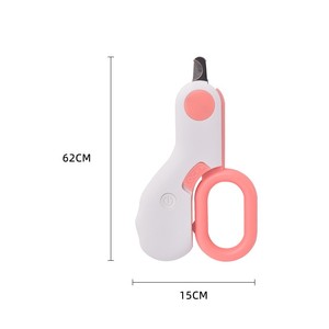 Mini Cortauñas LED para Perros y Gatos, Recortador de Acero Inoxidable para Mascotas con Funciones Sostenibles para el Cuidado de las Uñas - Product Image 2