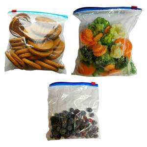 Sacs de <span class=keywords><strong>congélation</strong></span> à glissière robustes de 1 litre, fond extensible, sécurité, fermeture éclair en plastique pour la <span class=keywords><strong>congélation</strong></span> des aliments, emballage pour sushis - Product Image 3