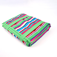 Grand format 80x80 PVC imperméable écologique 600D Oxford Pliant Portable Pique-nique Plage Extérieur Toutes Saisons Poignée Intégrée